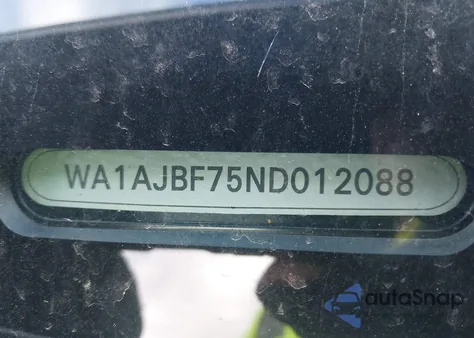 2022 Audi Q7 Premium 45 Tfsi Quattro Tiptronic z USA, uszkodzony, nr VIN WA1AJBF75ND012088